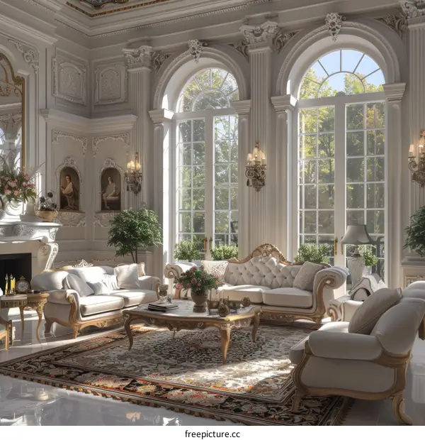 Luxurious Interior Design in a Stunning Mansion