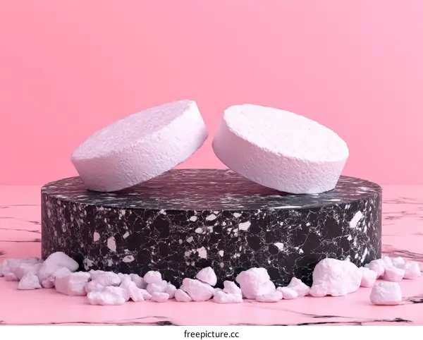 Abstract 3D Product Display Design