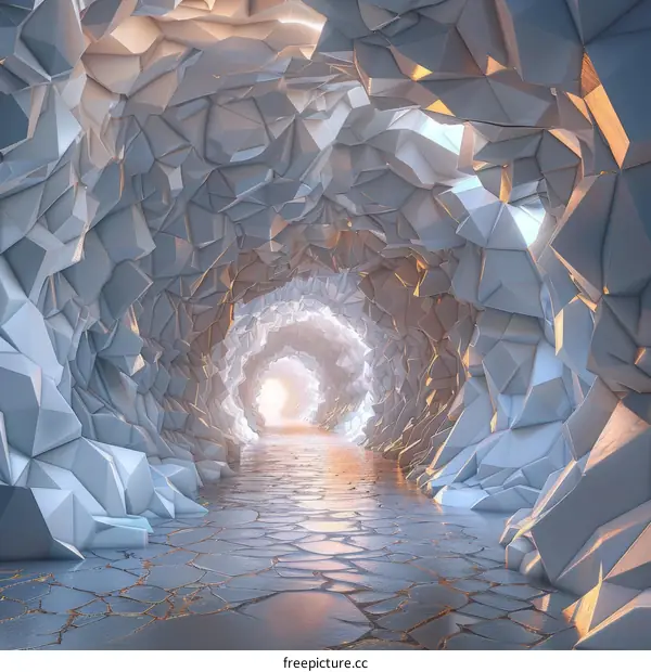 Mystical Journey Through the Ice Cave
