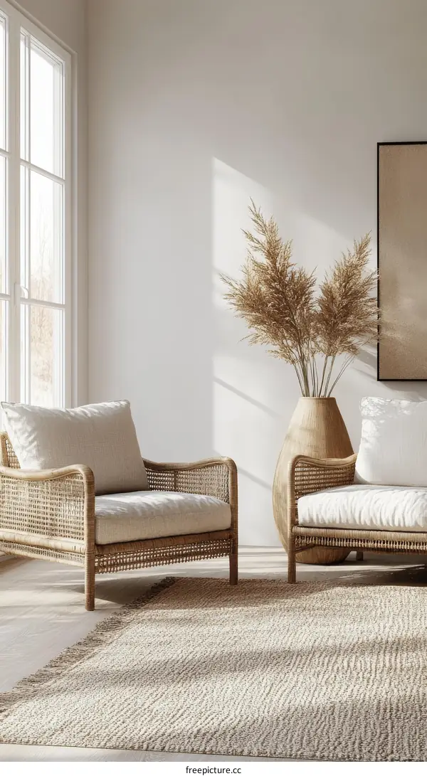 Modern Boho Living Room Interior Design