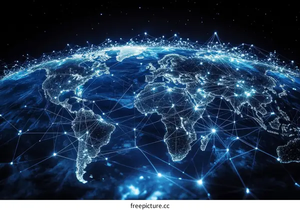 Global Network Connections Illustrative Image