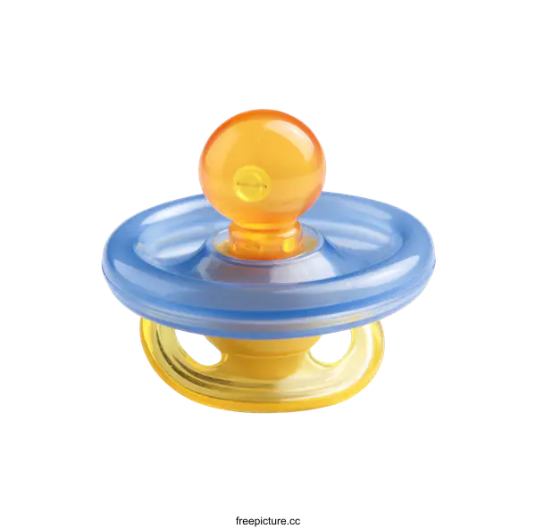 [Transparent Background PNG]Baby Pacifier Isolated on White Background