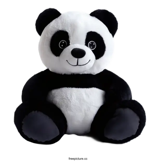[Transparent Background PNG]Cute Panda Plush Toy for Kids