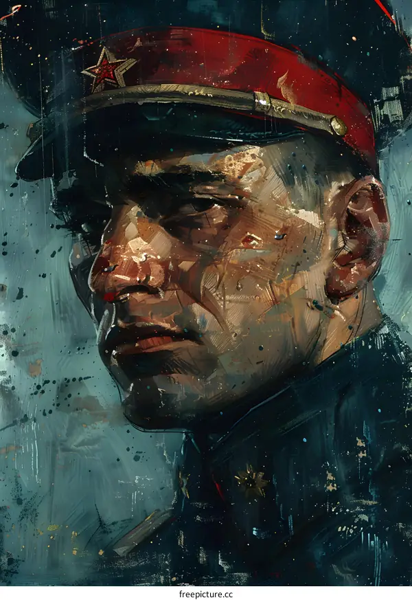 Portrait of a military man