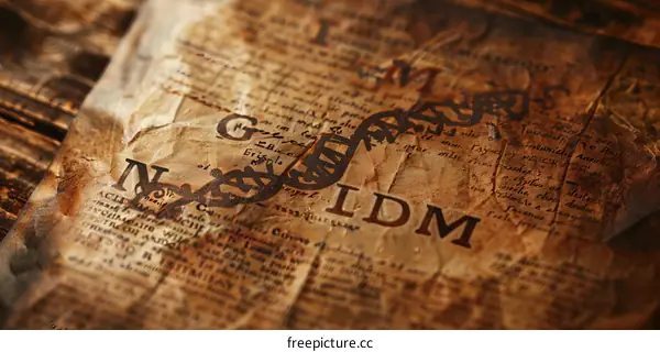 Genetic code written in medieval manuscript