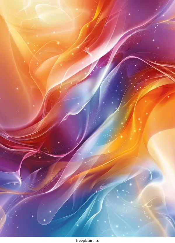 Colorful Cosmic Nebula