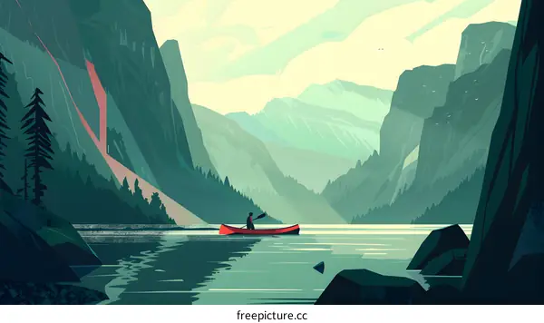 Canoe Trip in the Mountains