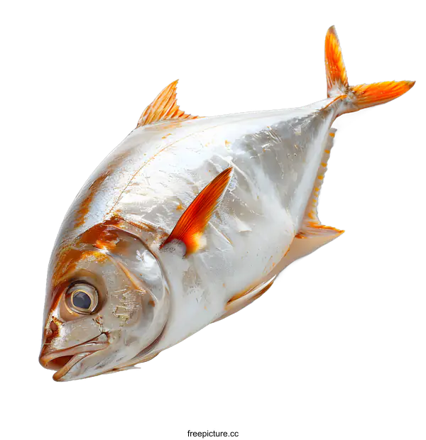 [Transparent Background PNG]A large amberjack fish on a white background
