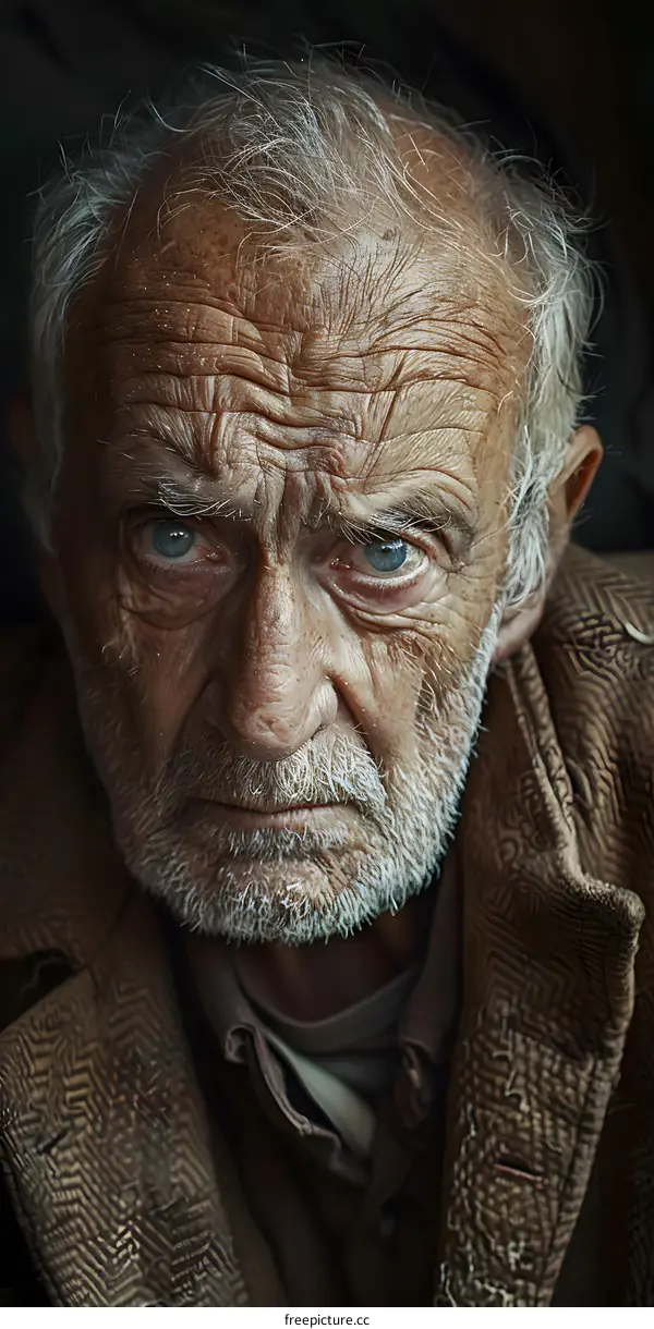 Portrait of an old man