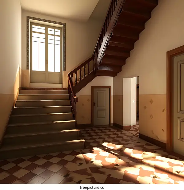 Vintage Staircase in a Classic Building