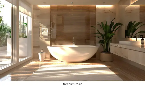 Modern Luxurious Bathroom Interior Design