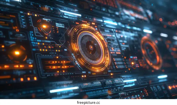 Futuristic Technology Interface