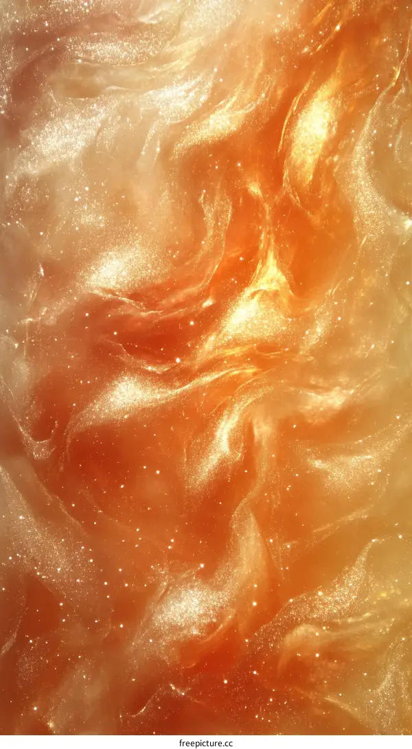Abstract Liquid Gold Texture Background