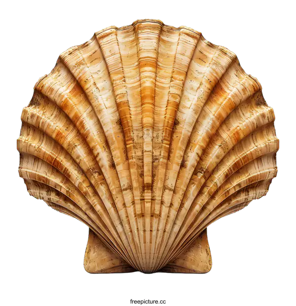 [Transparent Background PNG]Seashell isolated on white background