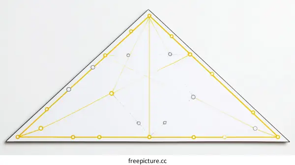 Geometric Triangle Design with Lines and Points