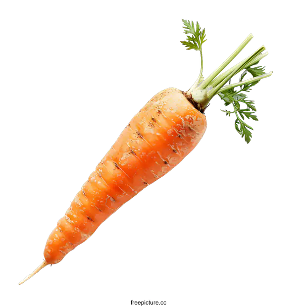 [Transparent Background PNG]Single Carrot On White Background