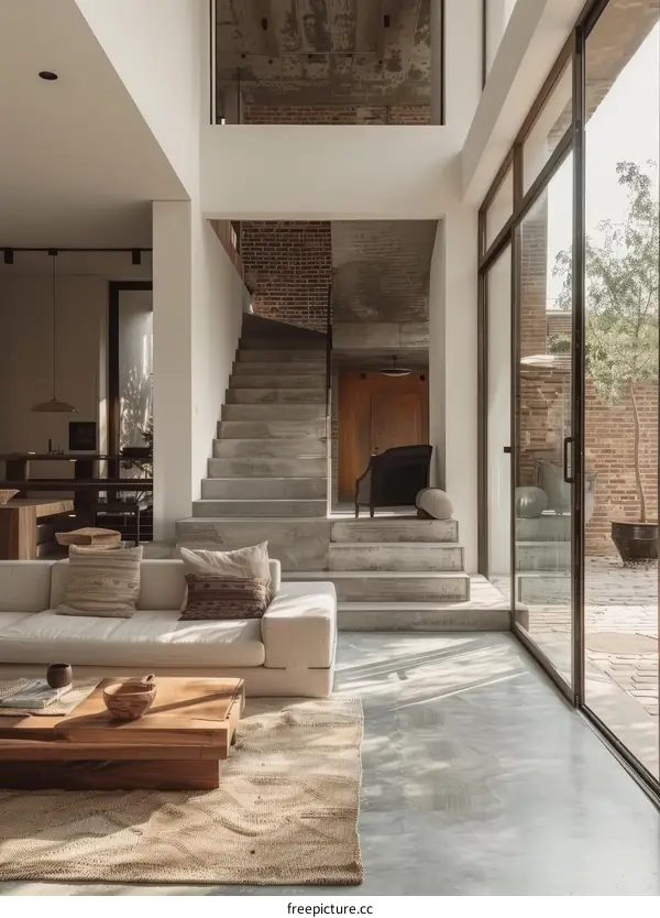 Modern Staircase Design in a Contemporary Home