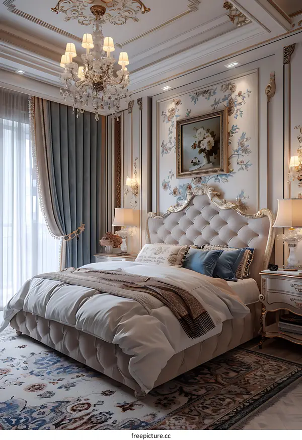 European-style bedroom