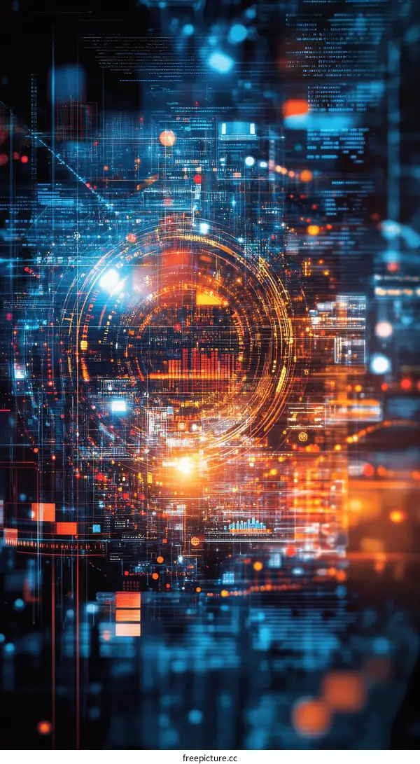 Abstract Digital Network Visualisation