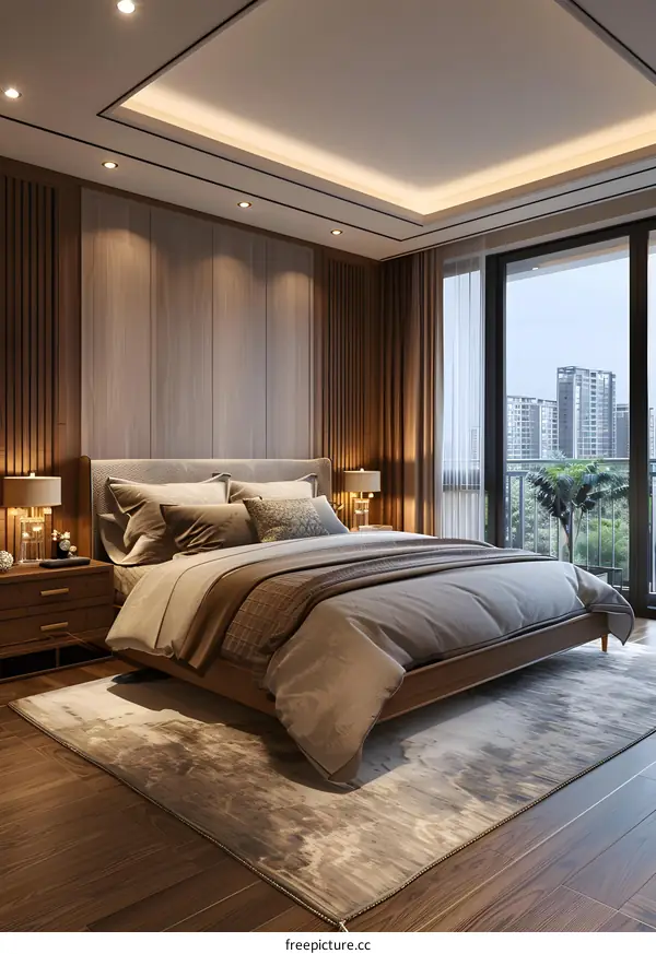 Modern bedroom interior design