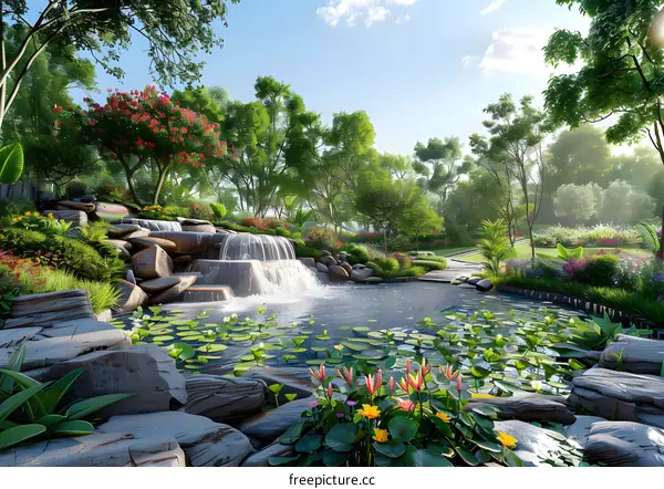 Landscape design renderings