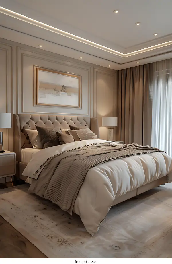 Exquisite and comfortable bedroom