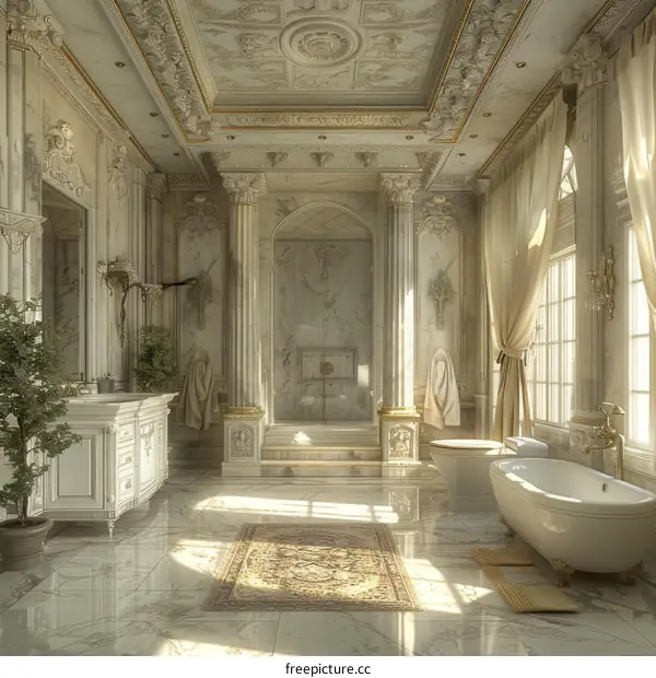 Luxurious Bathroom Interior Design