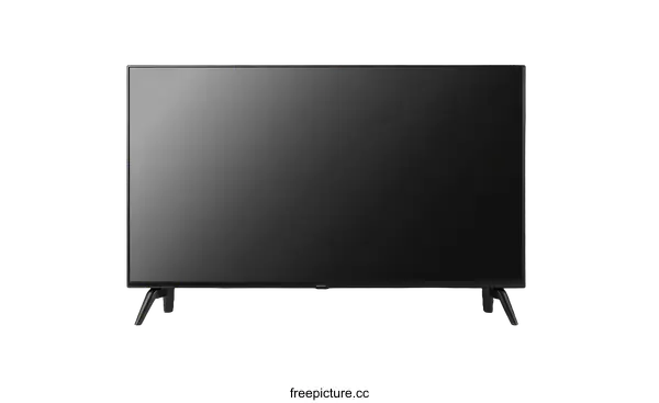 [Transparent Background PNG]Modern Flat Screen Television Display