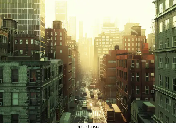 City Streets Urban Architecture