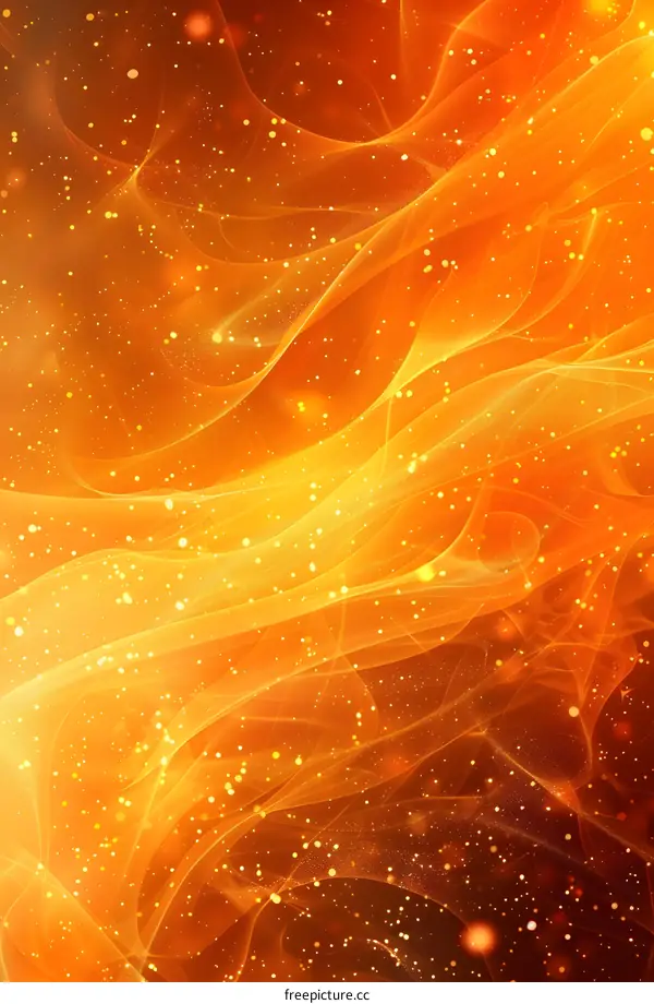 Abstract Background with Orange and Yellow Hues