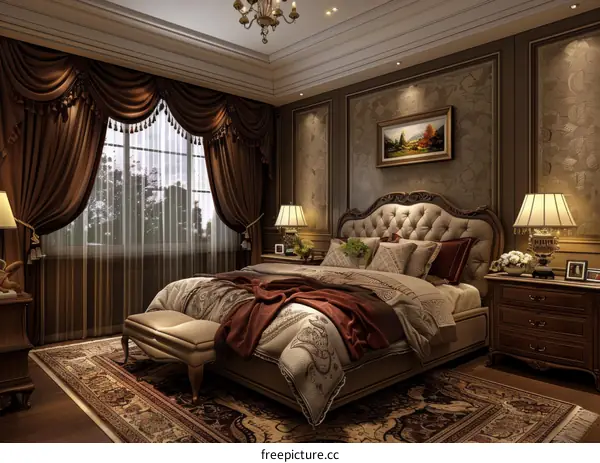 Luxurious Classic Bedroom Interior