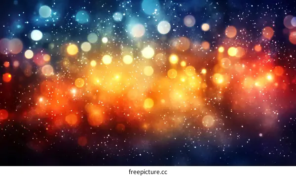 Bokeh Lights Festive Background