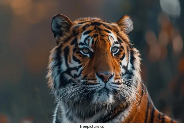 A Close Up of a Tiger's Face