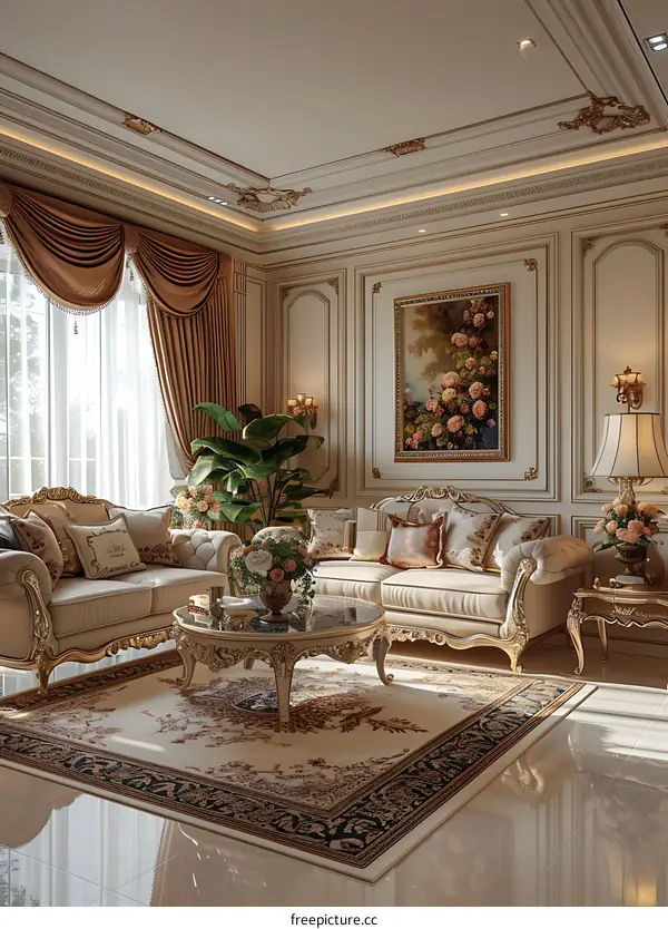 European style living room
