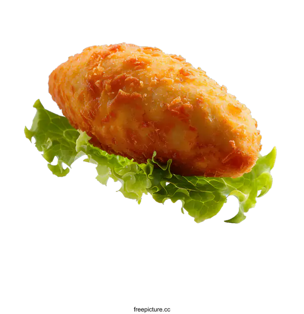 [Transparent Background PNG]Deep-fried Camembert cheese