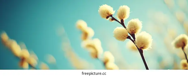 Spring Blossoms Against a Soft Sky