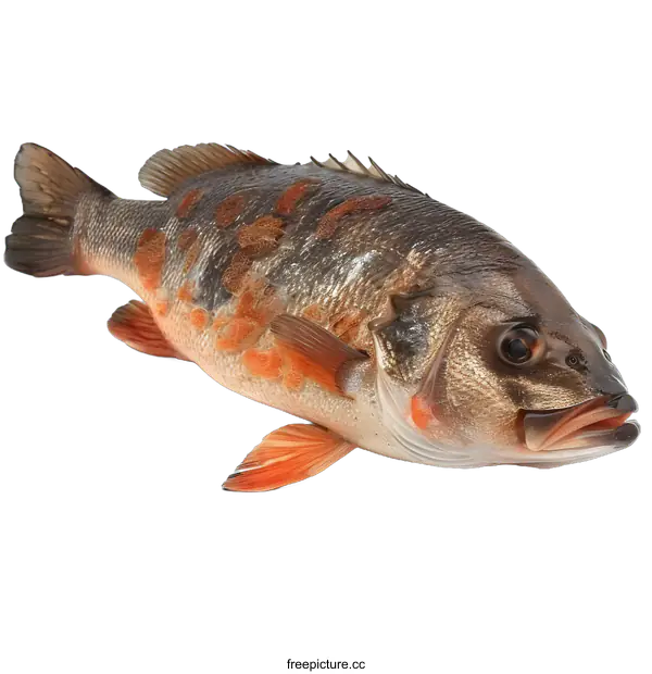 [Transparent Background PNG]Fresh Fish on White Background
