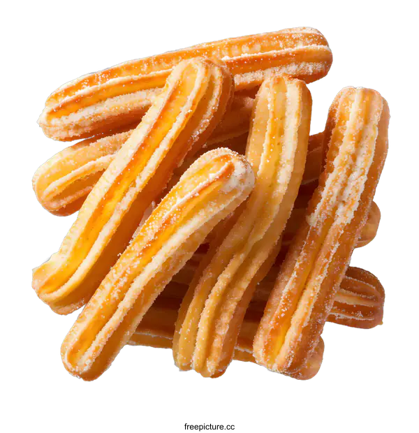 [Transparent Background PNG]A plate of churros