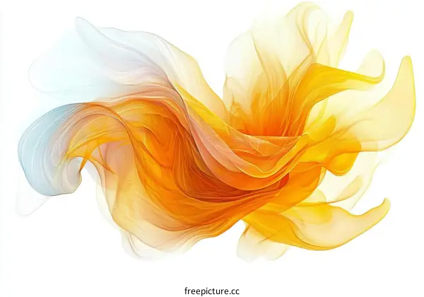 Abstract Flowing Fabric Design
