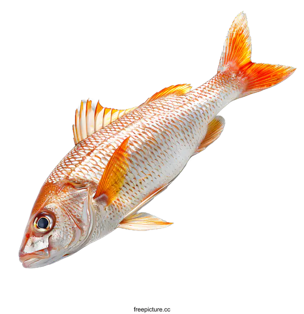 [Transparent Background PNG]Fresh Red Fish on White Background