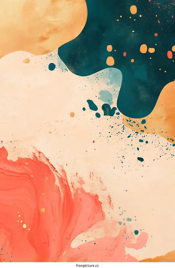 Abstract Colorful Art Painting  Background