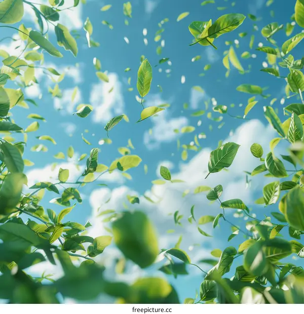 Verdant Foliage Swaying in the Breeze