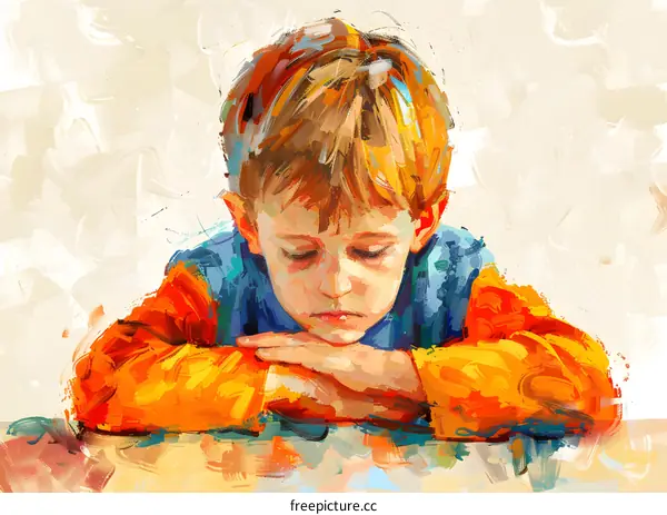 Boy in Contemplation