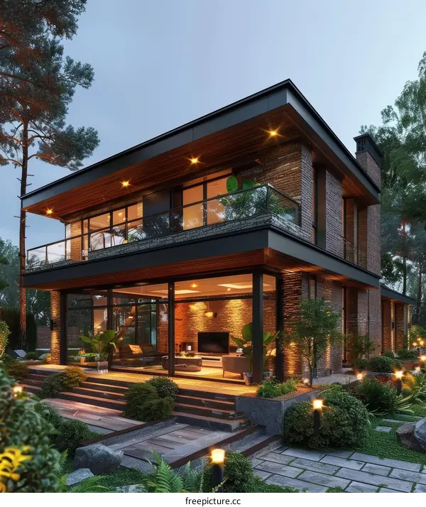 Modern Luxury House Exterior Design
