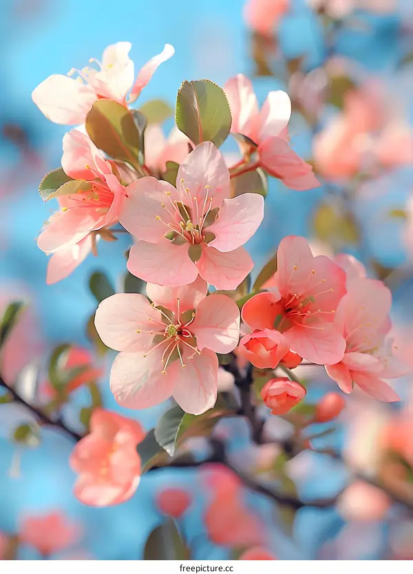 Pink Crabapple Blossoms