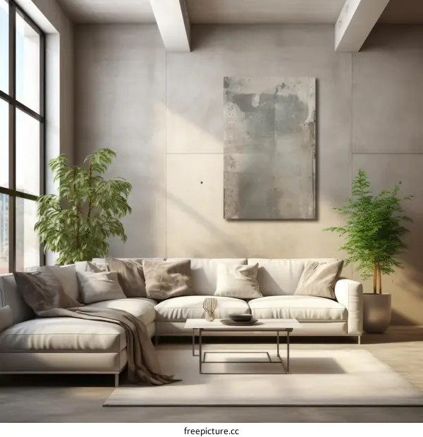 Modern Minimalist Living Room Interior Design