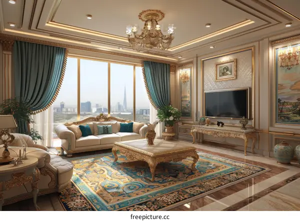 Luxurious Downtown Dubai Apartment Interior Design