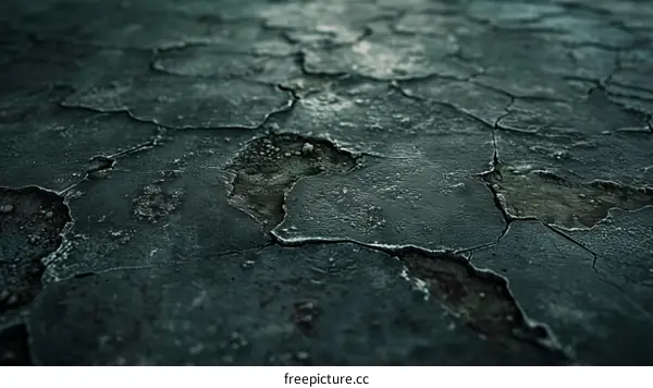 Cracked Dry Earth Ground Damaged Soil Erosion