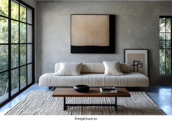 Modern Minimalist Living Room Interior Design