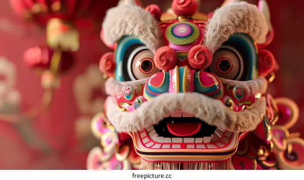 Lion Dance and Dragon Dance Performances at Lantern Festival